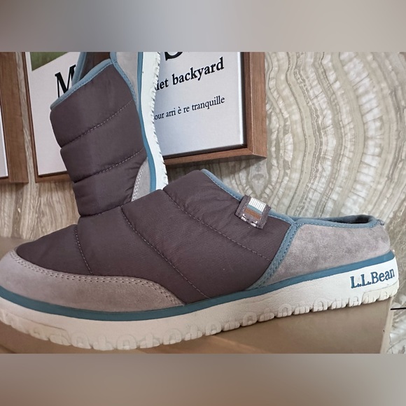 LL Bean womens 10 Mountain Classic Quilted Slides Shoes Slippers Indoor Outdoor - Picture 7 of 14